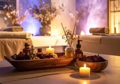 Ambiente de spa aconchegante